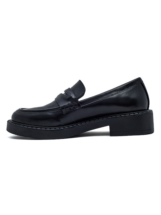 Laura Virgili Women's Moccasins in Black Color