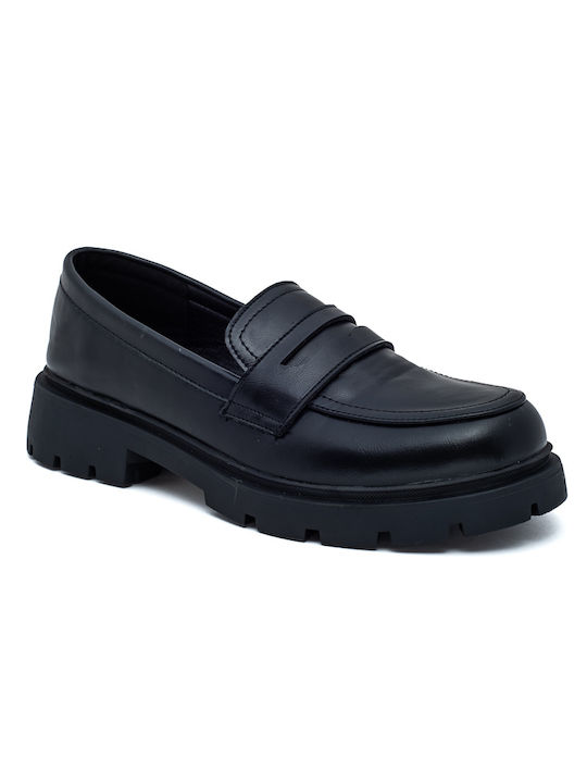 Callesta Women's Moccasins in Black Color