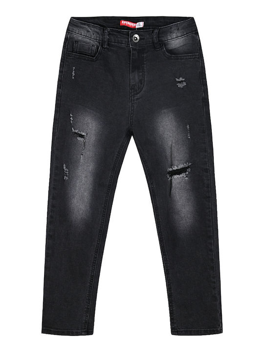 Energiers Pantaloni copii din denim Negru