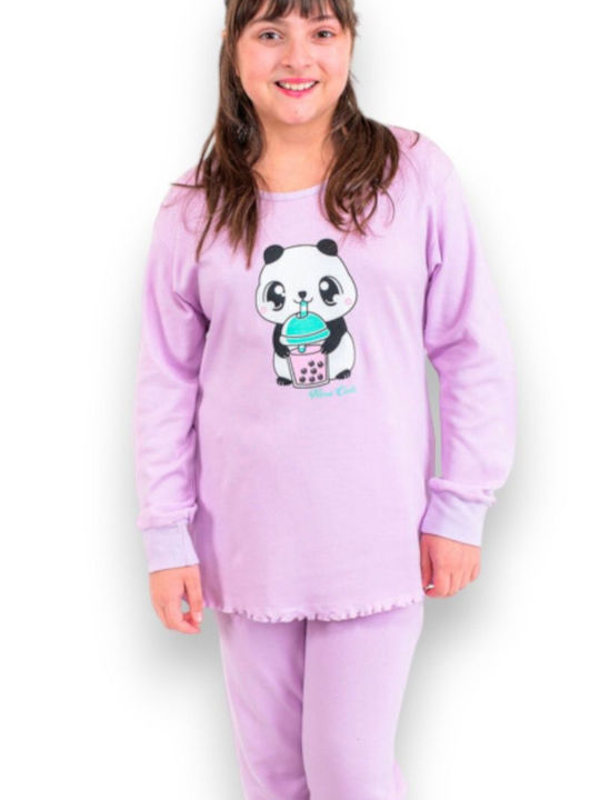 Nina Club Kids Pyjamas Cotton Purple