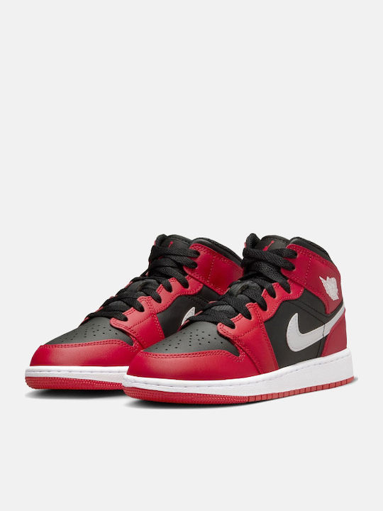 Air  1 Kids Sneakers High Red