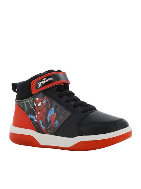 Kids Sneakers High Anatomic with Scratch & Lights Black