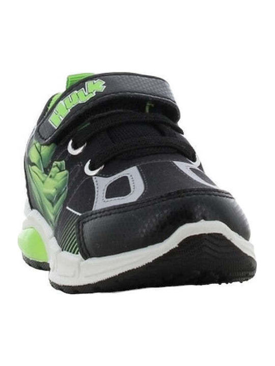 Kids Sneakers Anatomic with Scratch & Lights Black