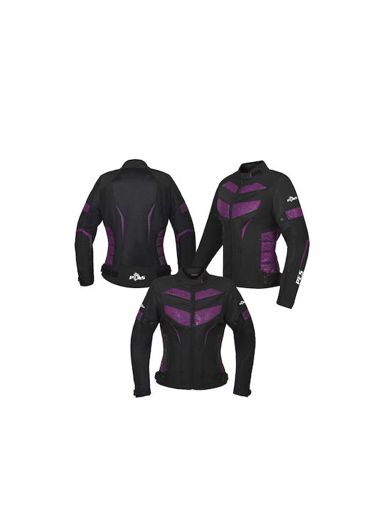 Χειμερινό Ανδρικό Μπουφάν Μηχανής Cordura Αδιάβροχο Μαύρο