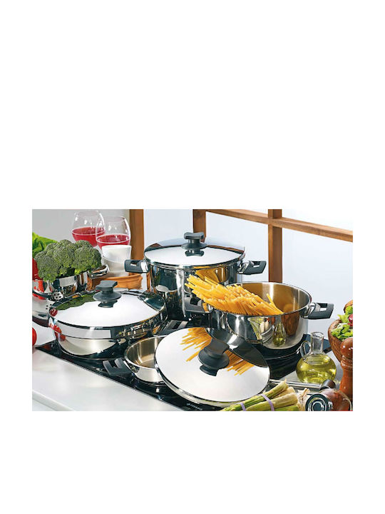 Pyramis Classic Tigaie Cu capac din Oțel Inoxidabil 28cm