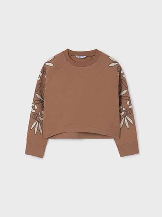 Mayoral Kids Sweatshirt Brown