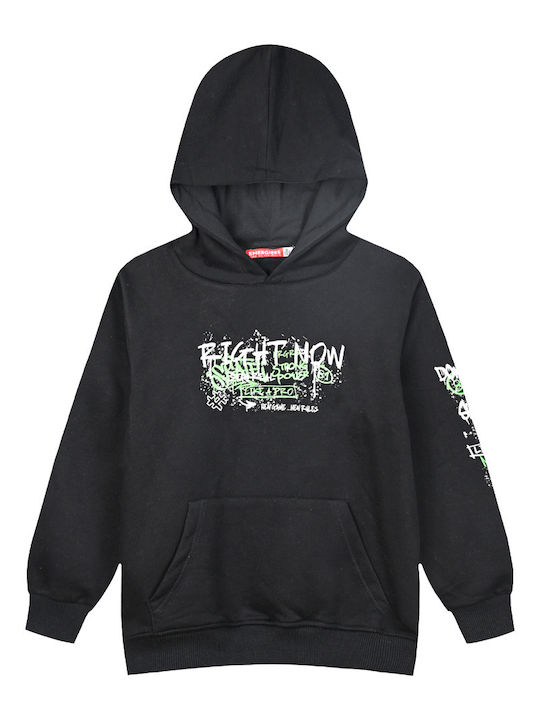 Energiers Kids Sweatshirt with Hood Black