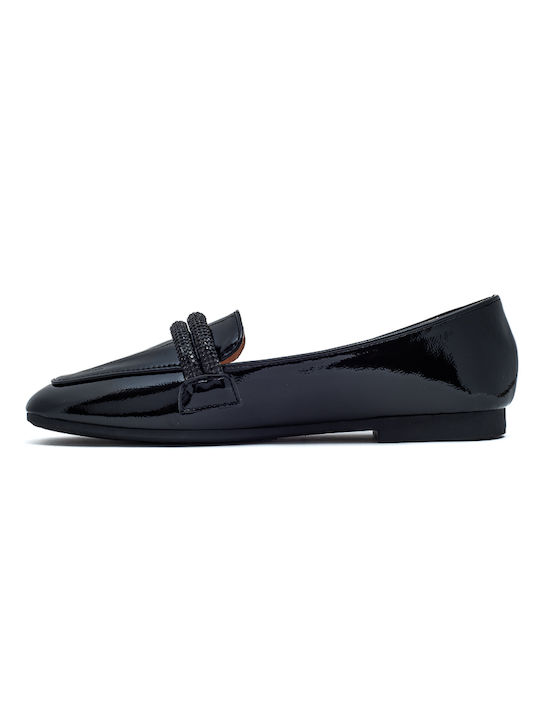 Cassandra Black Patent Moccasin 424-817-000