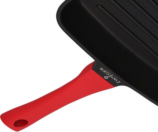 Zwieger Obsidian Grill aus Aluminiumguss mit Antihaftbeschichtung 28cm