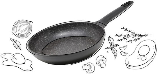 Pedrini Maori Pan made of Aluminum with Stone Coating 28cm