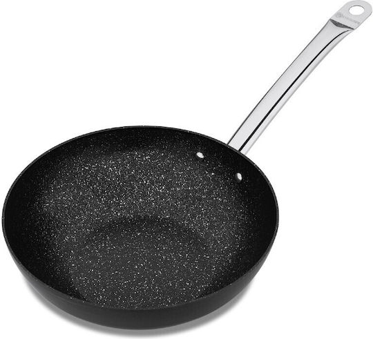 Korkmaz Proline Wok aus Aluminium mit Steinbeschichtung 28cm