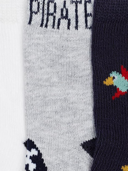 Mayoral Kids' Socks Καλτσάκια Grey 3 Pairs