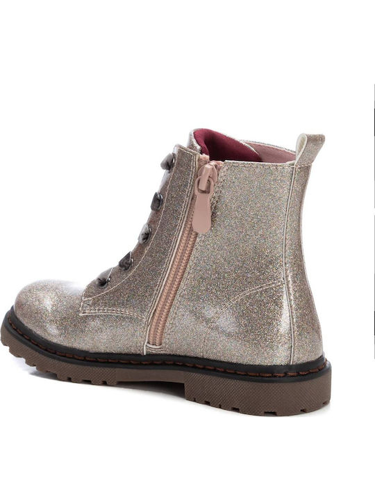 Kids Boots with Zipper Pink