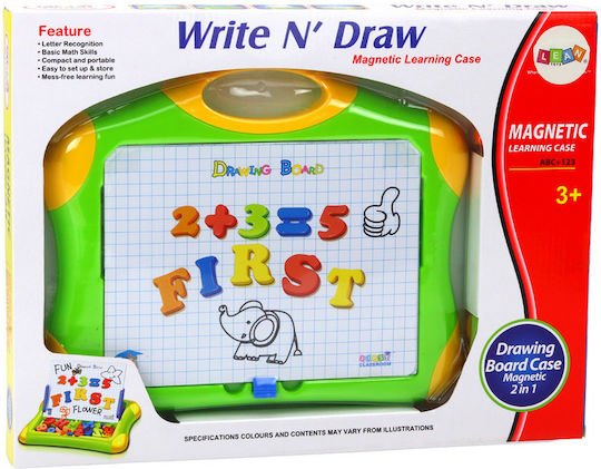 Magnetic Educational Board Letters Numbers Marker Pen Sponge
