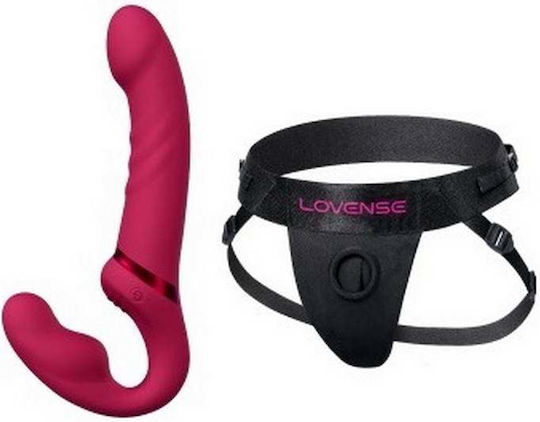 Lovense Strapless Strap On με Dildo σε Μαύρο Χρώμα