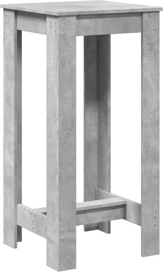 Квадратно Бар Масивно Сиво 51x50x103.5см