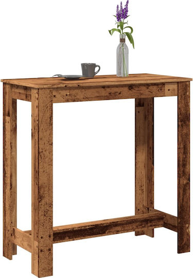 Table Bar Wooden Coffee 102x50x103.5cm