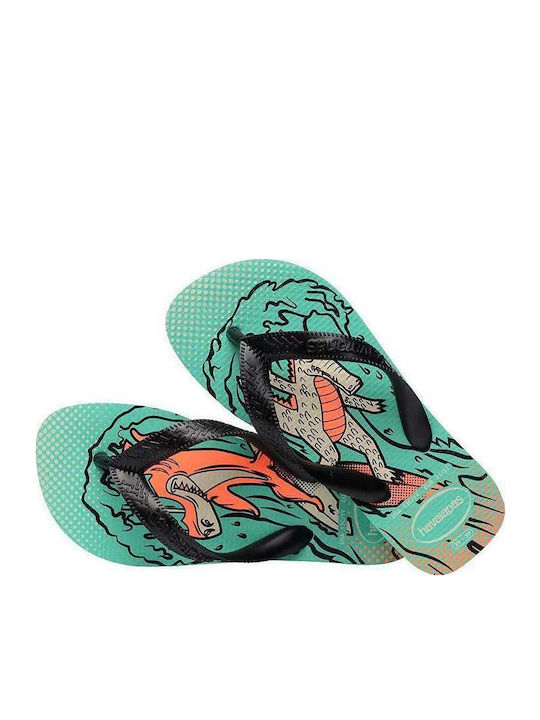 Kids' Flip Flops Green