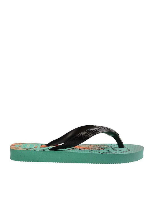 Kids' Flip Flops Green
