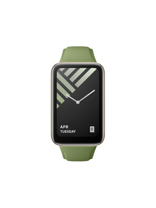 Xiaomi Λουράκι Δερμάτινο Πράσινο (Xiaomi Smart Band 7 Pro)