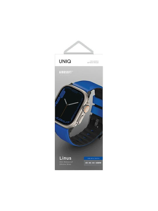 Uniq Linus Strap Silicone Blue (Apple Watch 44/45/46mm/Ultra 49mm)