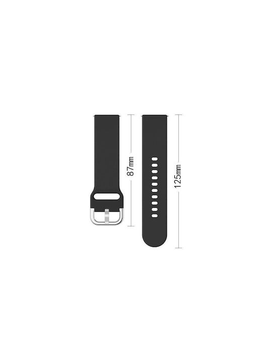 Hurtel TYS Λουράκι Σιλικόνης Κόκκινο (Universal 22mm)