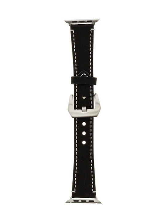 Handodo Echtes Leder Tragbares Band Schwarz Für Apple Watch 44/45/46mm/Ultra 49mm