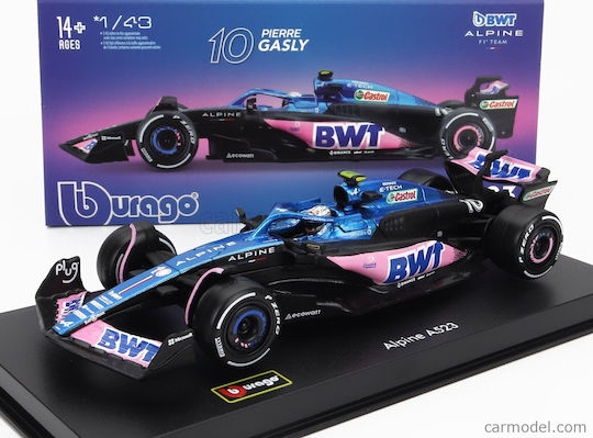 Bburago F1 A523 Team Bwt Alpine F1 N 10 Season 2023 Pierre Gasly Φιγούρα Μοντελισμού
