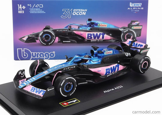 Bburago Alpine F1 A523 Team Bwt Alpine F1 N 31 Season 2023 Esteban Ocon Φιγούρα Μοντελισμού