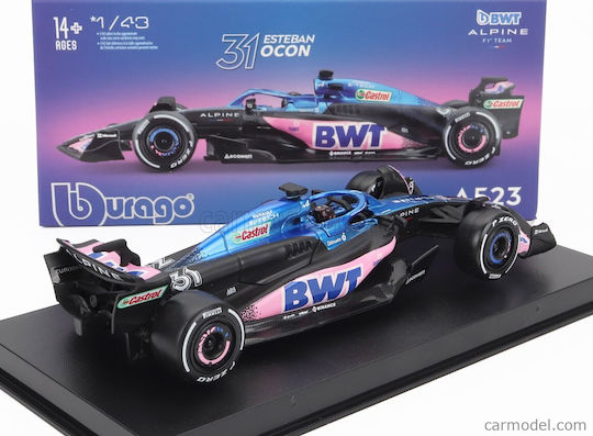 Bburago Alpine F1 A523 Team Bwt Alpine F1 N 31 Season 2023 Esteban Ocon Φιγούρα Μοντελισμού