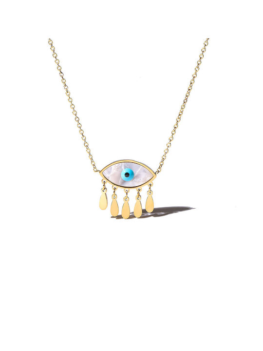 Rock Club Necklace Eye