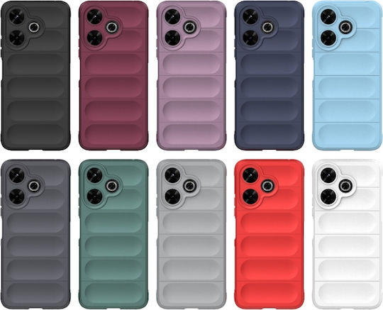 Magic Shield Back Cover Σιλικόνης Κόκκινο (Redmi 13 / Poco M6 4G)