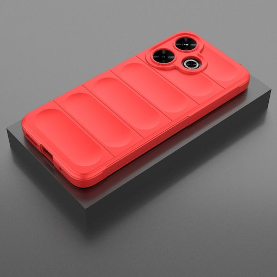 Magic Shield Back Cover Σιλικόνης Κόκκινο (Redmi 13 / Poco M6 4G)
