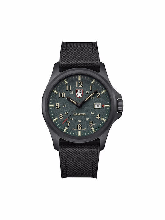 Luminox Atacama Field Herrenuhr Batterie mit Schwarz Kautschukarmband