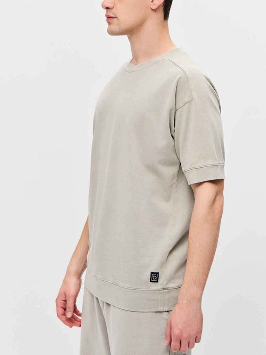 Dirty Laundry Herren T-Shirt Kurzarm Greige