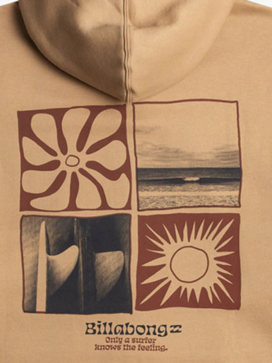 Surf Service Po Sweatshirt mit Kapuze Hazel Beige