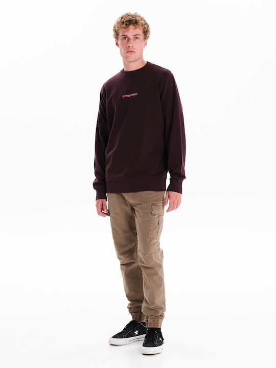 Sweatshirt Burgundisch