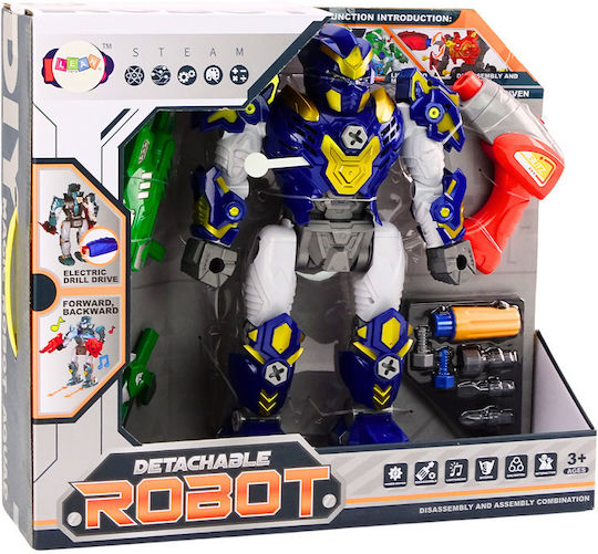 Lean Toys Construction Toy Robot for Children 3+ years+ Years