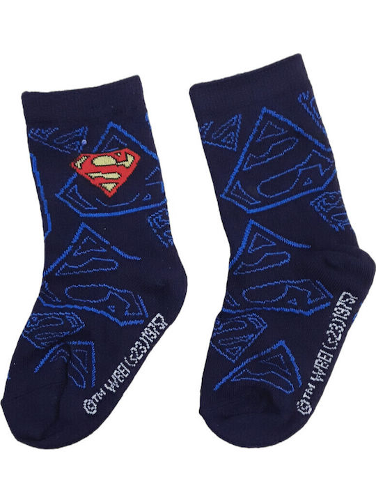 Disney Παιδικές Κάλτσες Superman Navy