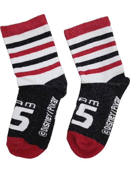 Disney Παιδικές Κάλτσες Team Car 95 White, Red, Black