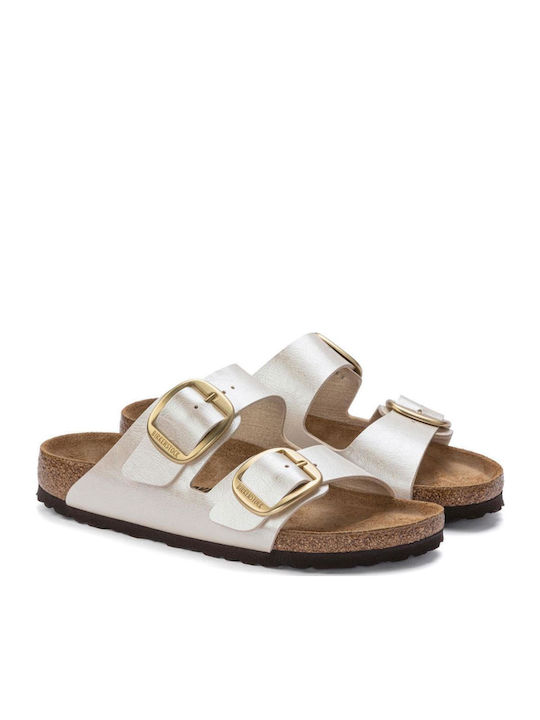Arizona Graceful Women's Anatomic Pearl White Narrow Fit Sandals