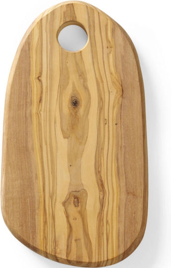 Olive Wood Serving Board Hole 250 X 165 X 18 Mm Hendi 505229