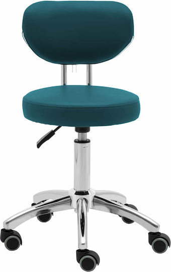 Physa Räder Friseursalon- und Spa-Hocker mit Rückenlehne