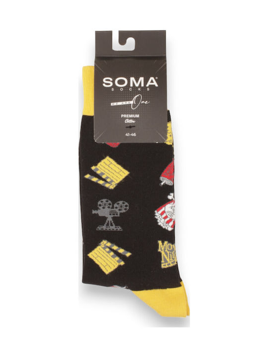 Soma Socks Bărbați Șosete Black 1Pachet Soma Socks Bărbați Șosete Black 1Pachet
