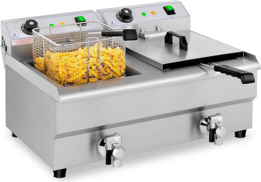 Doppel-Elektro-Gewerbefritteuse Tap 230 V 2 x 3200W 2 x 13 L