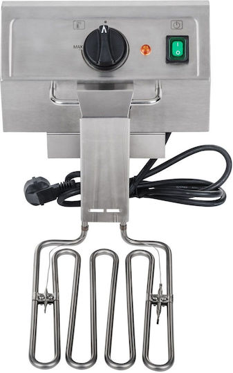Double Electric Fryer Drain Taps Ego Thermostat 2x8l