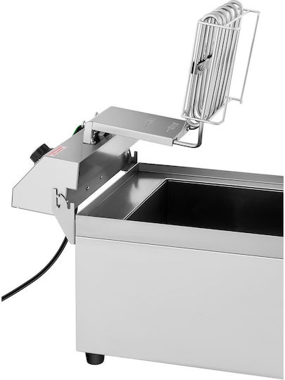 Електрически плотен фритюрник с кран 230 V 3500w 16 L