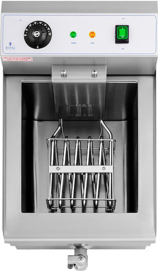 Електрически плотен фритюрник с кран 230 V 3500w 16 L