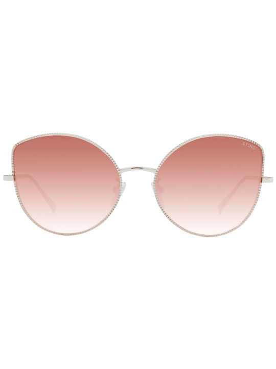 Sting Sunglasses with Rose Gold Metal Frame SST313 300G