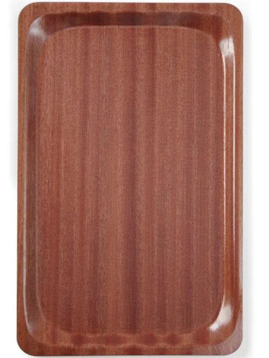 Rutschfestes laminiertes Tablett Walnuss 460 x 360 mm Hendi 507025